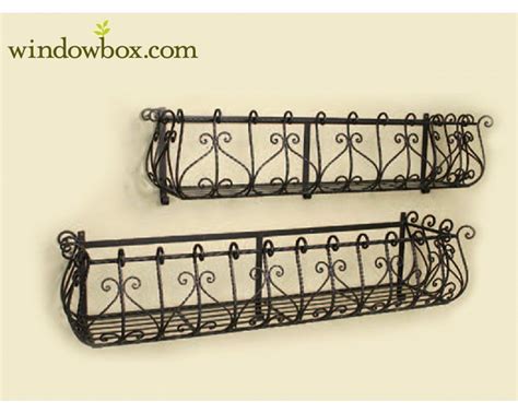 vintage metal window boxes|wrought iron window boxes lowe's.